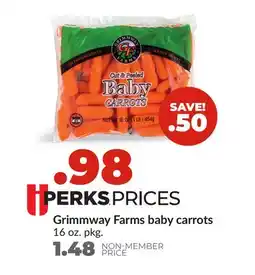 Hy-Vee Grimmway Farms baby carrots offer