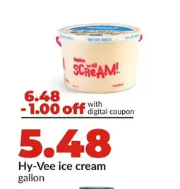 Hy-Vee Hy-Vee ice cream offer
