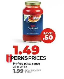 Hy-Vee Hy-Vee pasta sauce offer