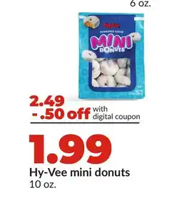 Hy-Vee Hy-Vee mini donuts offer