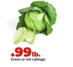 Hy-Vee Green or red cabbage offer