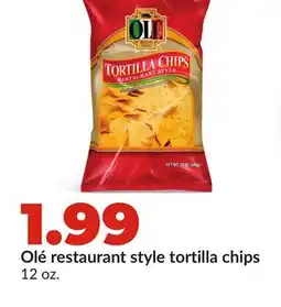 Hy-Vee Olé restaurant style tortilla chips offer