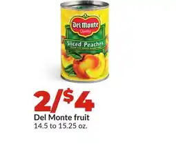 Hy-Vee Del Monte fruit offer