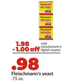 Hy-Vee Fleischmann's yeast offer