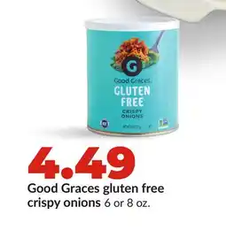 Hy-Vee Good Graces gluten free crispy onions offer