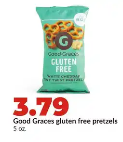 Hy-Vee Good Graces gluten free pretzels offer