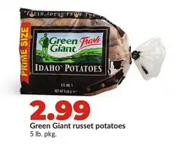 Hy-Vee Green Giant russet potatoes offer