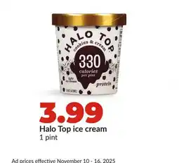 Hy-Vee Halo Top ice cream offer