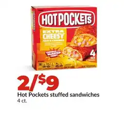 Hy-Vee Hot Pockets stuffed sandwiches offer