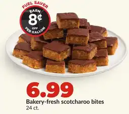 Hy-Vee Bakery-fresh scotcharoo bites offer