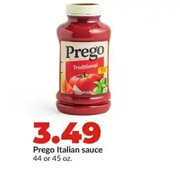 Hy-Vee Prego Italian sauce offer