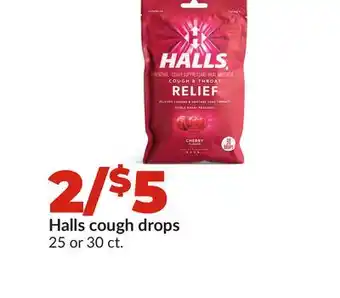 Hy-Vee Halls cough drops offer