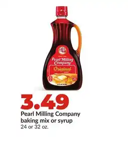 Hy-Vee Pearl Milling Company baking mix or syrup offer