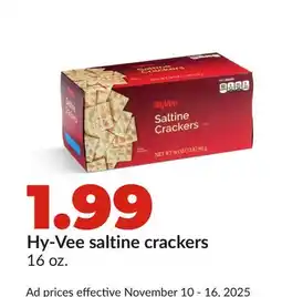 Hy-Vee Hy-Vee saltine crackers offer