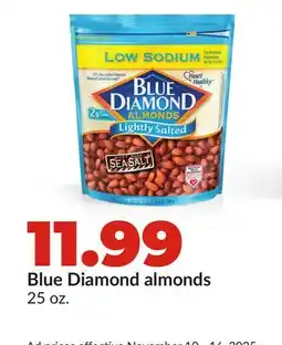 Hy-Vee Blue Diamond almonds offer