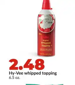 Hy-Vee Hy-Vee whipped topping offer