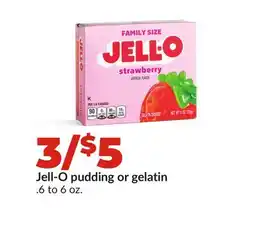 Hy-Vee Jell-O pudding or gelatin offer