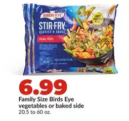 Hy-Vee Family Size Birds Eye vegetables or baked side offer