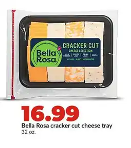 Hy-Vee Bella Rosa cracker cut cheese tray offer