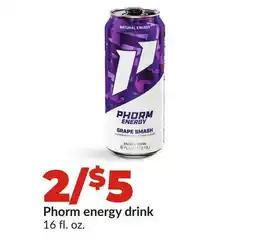 Hy-Vee Phorm energy drink offer