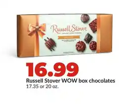 Hy-Vee Russell Stover WOW box chocolates offer