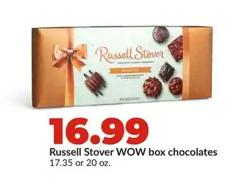 Hy-Vee Russell Stover WOW box chocolates offer