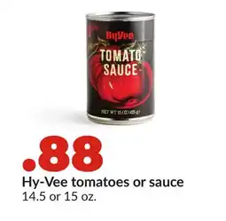 Hy-Vee Hy-Vee tomatoes or sauce offer
