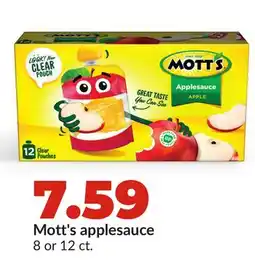 Hy-Vee Mott's applesauce offer