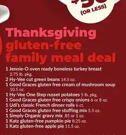 Hy-Vee Family meal deal offer