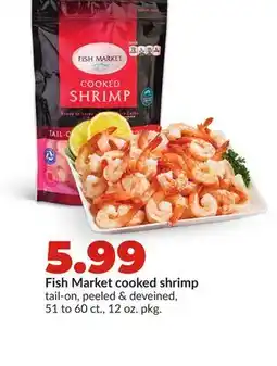 Hy-Vee Fish Market cooked shrimp offer