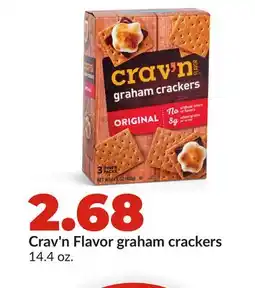 Hy-Vee Crav'n Flavor graham crackers offer