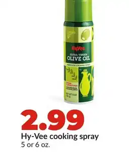 Hy-Vee Hy-Vee cooking spray offer