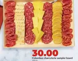 Hy-Vee Columbus charcuterie sampler board offer