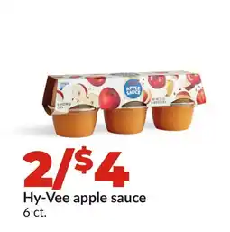 Hy-Vee Hy-Vee apple sauce offer