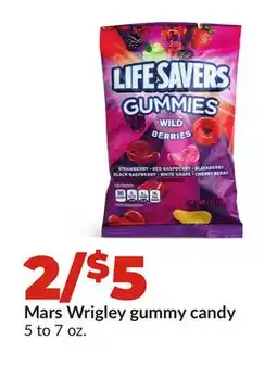 Hy-Vee Mars Wrigley gummy candy offer