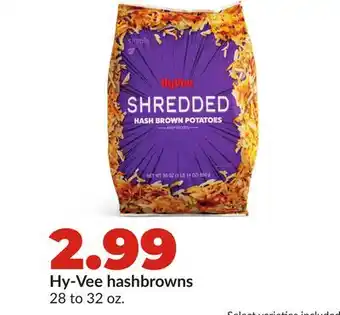 Hy-Vee Hy-Vee hashbrowns offer