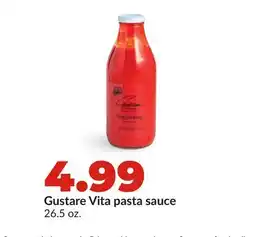 Hy-Vee Gustare Vita pasta sauce offer
