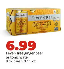 Hy-Vee Fever-Tree ginger beer or tonic water offer