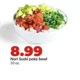 Hy-Vee Nori Sushi poke bowl offer