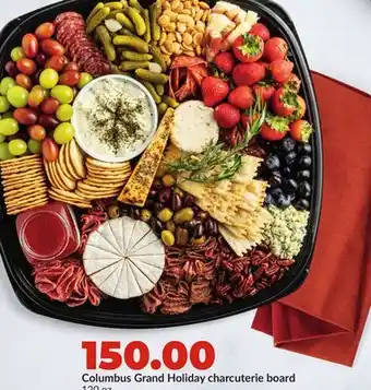 Hy-Vee Columbus Grand Holiday charcuterie board offer