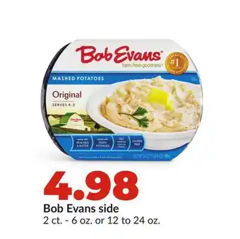Hy-Vee Bob Evans side offer