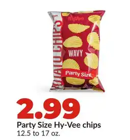 Hy-Vee Party Size Hy-Vee chips offer
