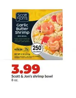 Hy-Vee Scott & Jon's shrimp bowl offer