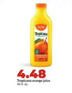 Hy-Vee Tropicana orange juice offer