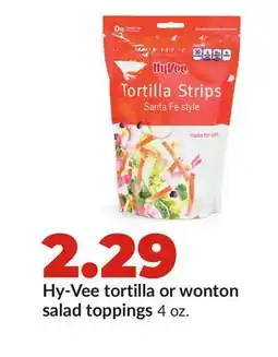 Hy-Vee Hy-Vee tortilla or wonton salad toppings offer