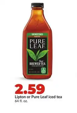 Hy-Vee Lipton or Pure Leaf iced tea offer