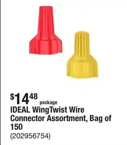 The Home Depot IDEAL WingTwist Wire Connector Assortment, Bag of 150 offer