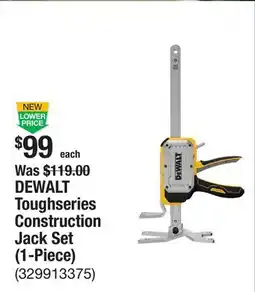The Home Depot DEWALT Toughseries Construction Jack Set (1-Piece) offer