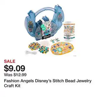 Office Depot Fashion Angels Disney's Stitch Bead Jewelry Craft Kit offer
