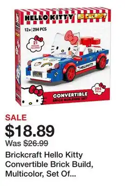 Office Depot Brickcraft Hello Kitty Convertible Brick Build, Multicolor, Set Of 294 Pieces offer